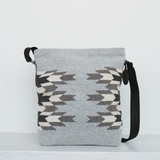 MZ Made Leona Shoulder Bag  Handwoven by Master Artisans in Oaxaca Mexico, Zapotec Pattern