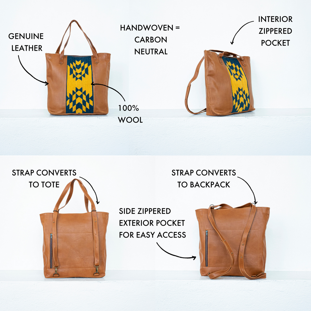 Tote bag converts to backpack cheap
