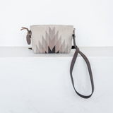 MZ Made Agate Convertible Clutch  Handwoven by Master Artisans in Oaxaca Mexico, Zapotec Pattern